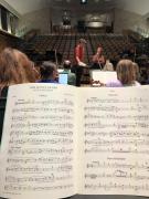 View from the oboes